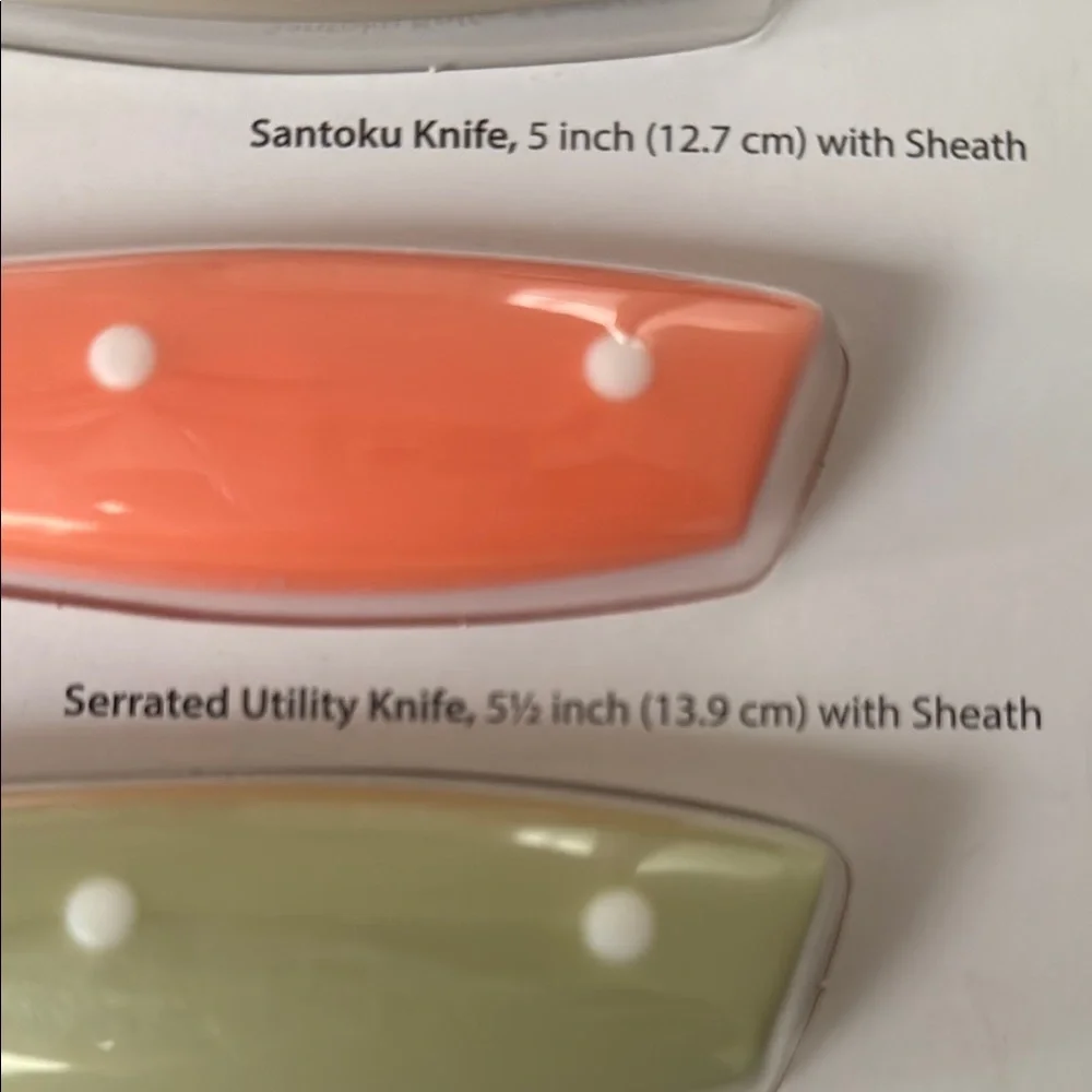 Farberware Knives with sheath covers